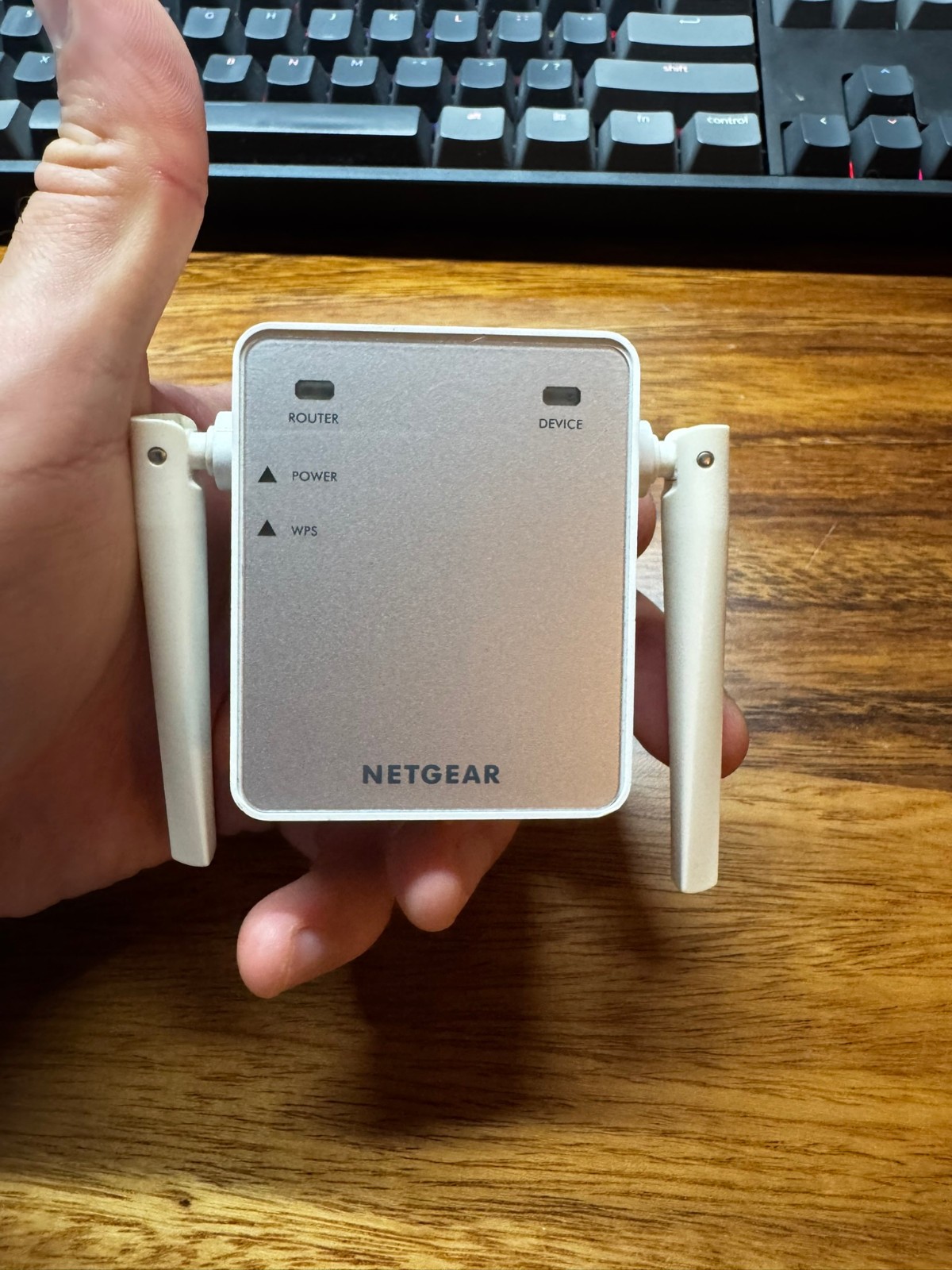 NETGEAR EX2700 N300 WiFi Range Extender Booster Repeater Tested Working