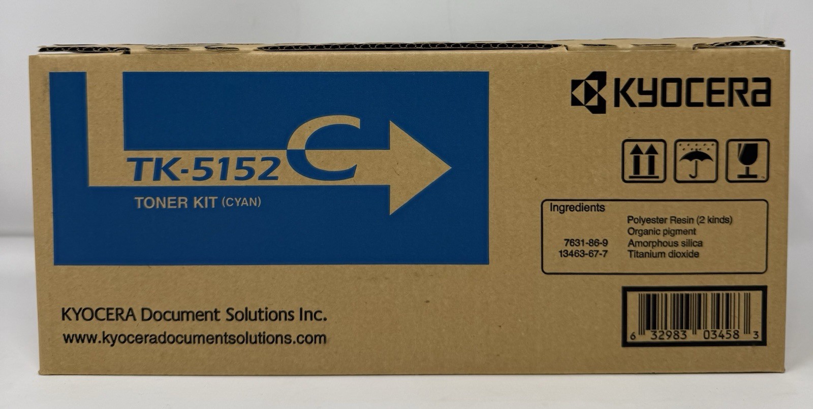 GENUINE KYOCERA TK-5152C CYAN TONER P6035cdn M6035cidn M6535cidn NEW OEM