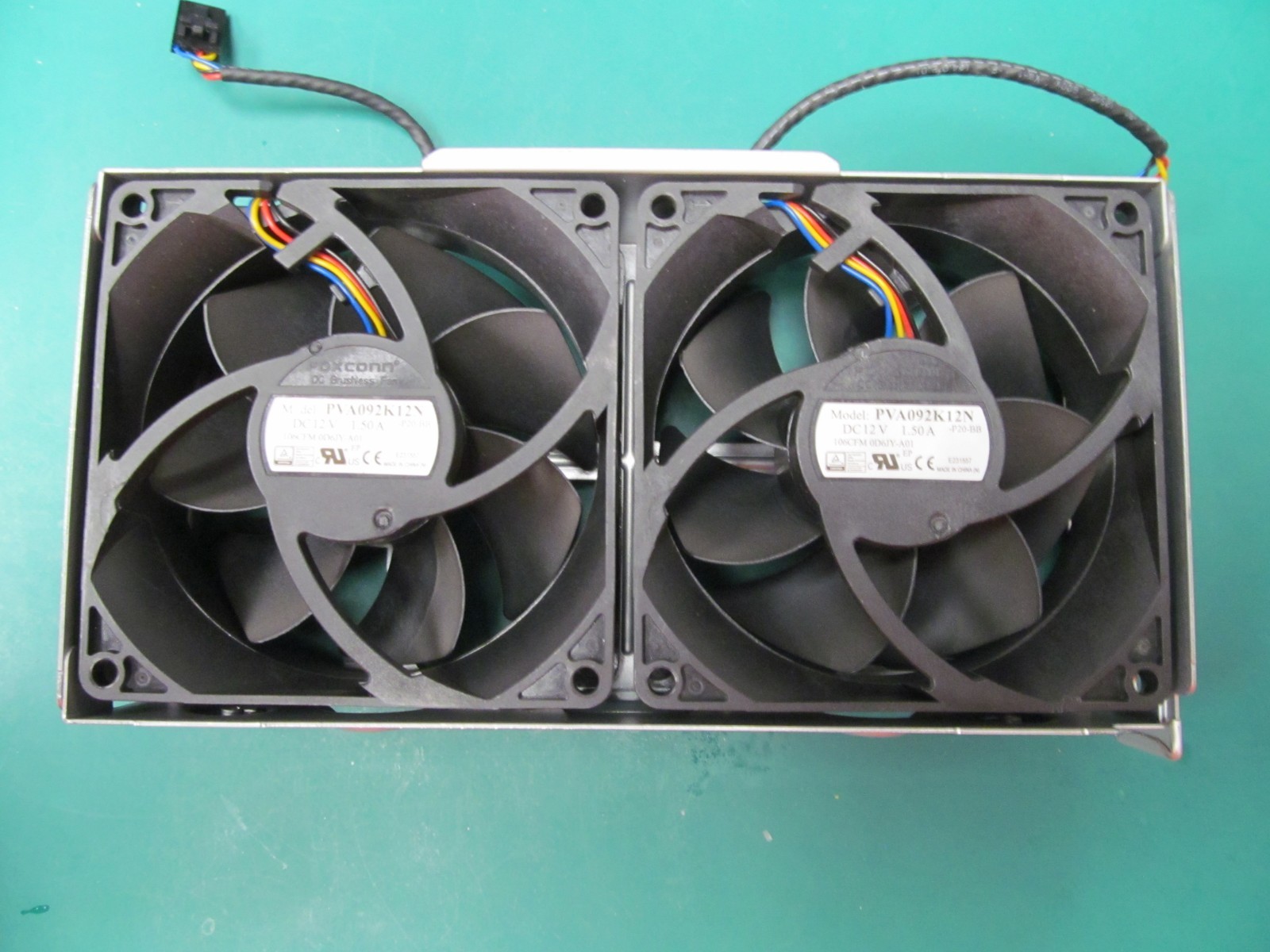 (2)CPU Fan Module Dell Rear Case YG3N1 for Precision 7820,7920 PVA092K12N 0YG3N1