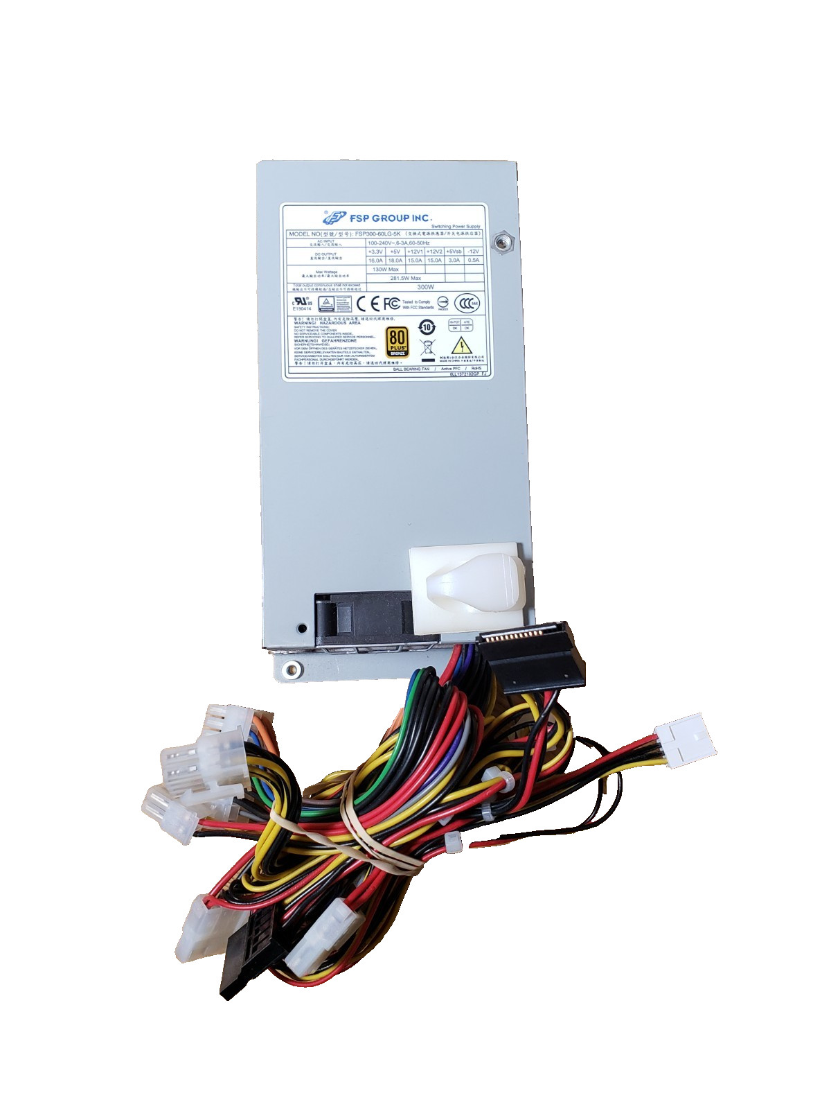 FSP  300 W 20+4 Pin Server Power Supply FSP300-60LG-5K | Tested