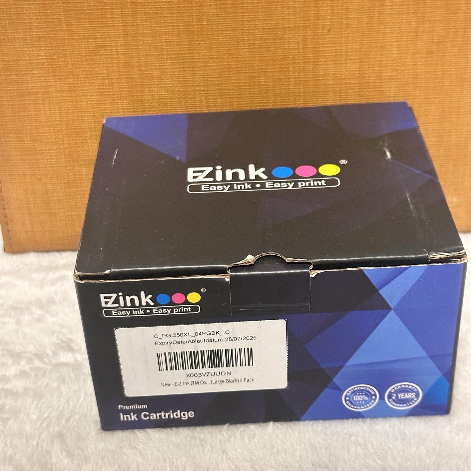 Lot 3 EZink for Canon PGI-250XL PGBK Ink Cartridges Black XL Sealed