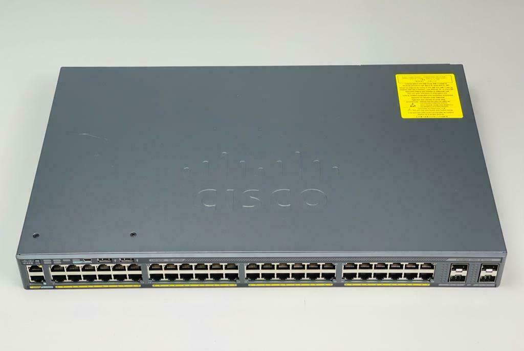 Cisco WS-C2960X-48FPS-L 48 Port PoE+ Gigabit Switch - Same Day Shipping
