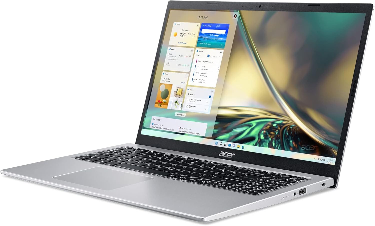 Acer Aspire 5 Slim Laptop 15.6" FHD IPS Intel i3-1115G4 Dual Core 4GB DDR4 128GB