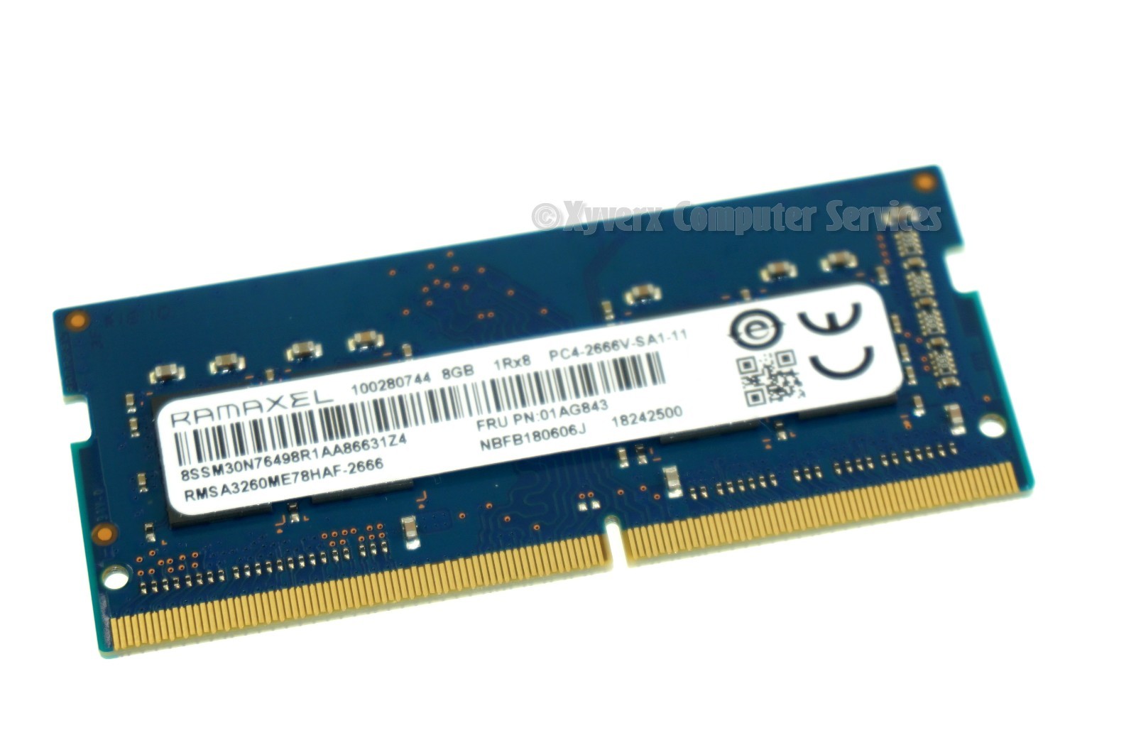 RMSA3260ME78HAF-2666 GENUINE  RAMAXEL LAPTOP MEMORY 8GB PC4-2666V (CA612)