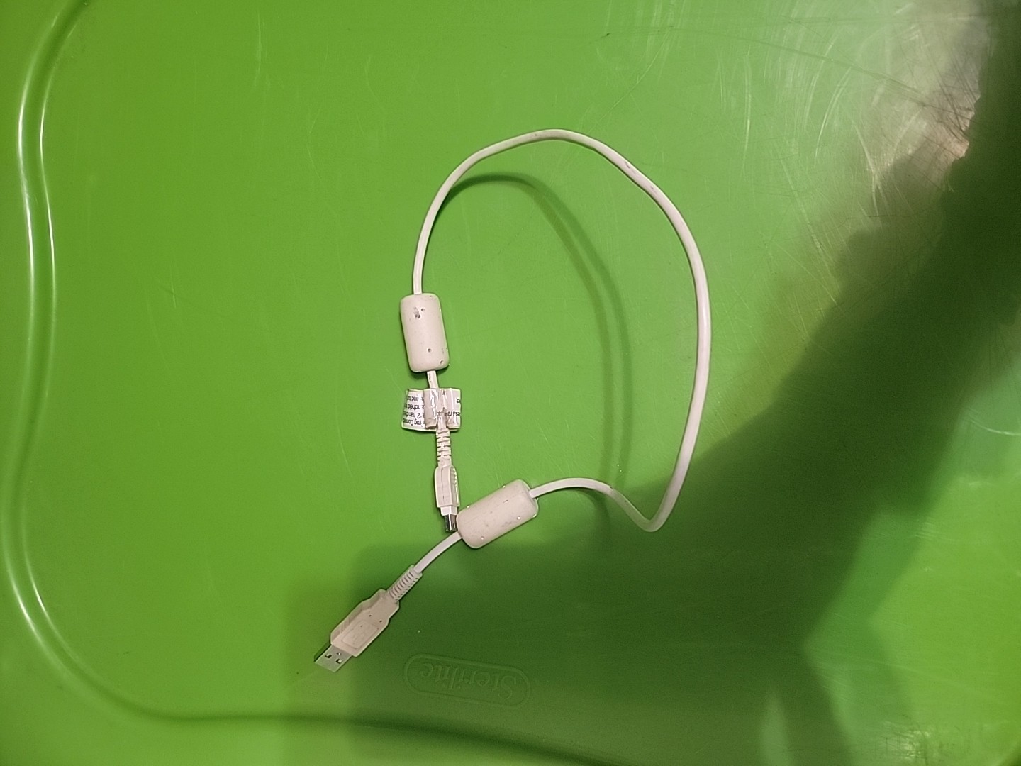 Original Leap Frog USB Cable Charging Connect Sync Data White Cord OEM 24”