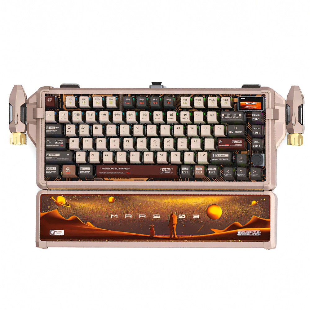 Mars 03 Wireless Custom Mechanical Keyboard  with up to 5 devices hot swappable
