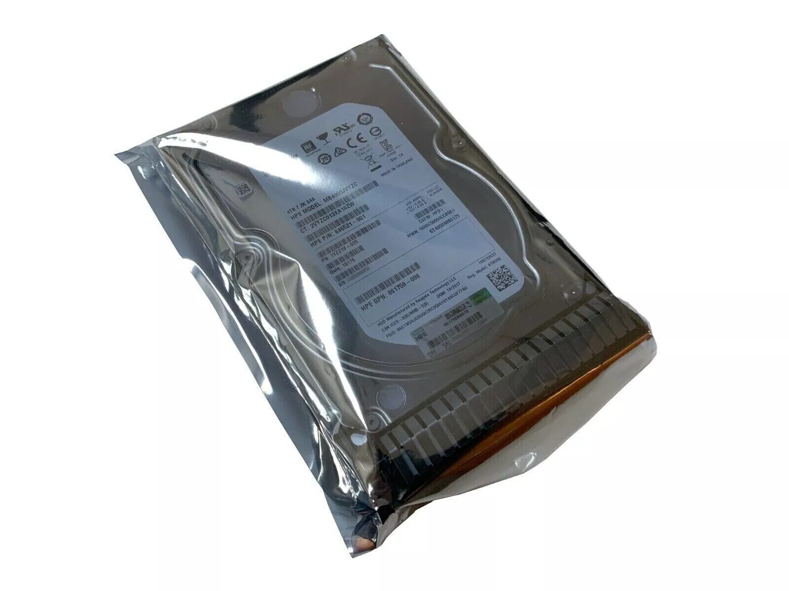 for HPE 872487-B21 872745-001 4TB 12G SAS 7.2K 3.5" Gen9 Gen10 HDD Hard Drive