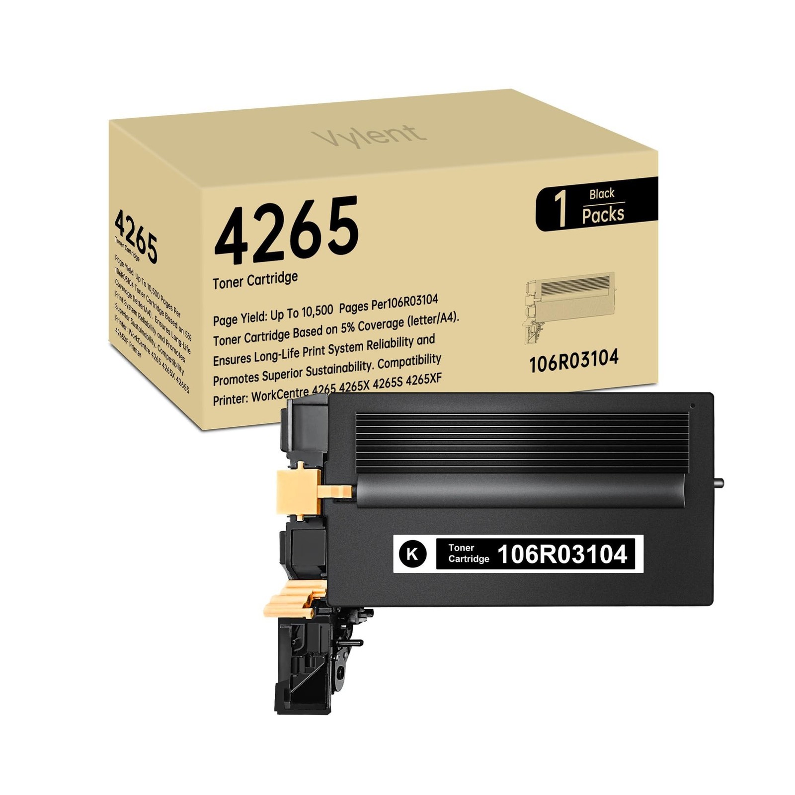 WorkCentre 4265 Toner Cartridge High Capacity Replacement for Xerox WorkCentr...