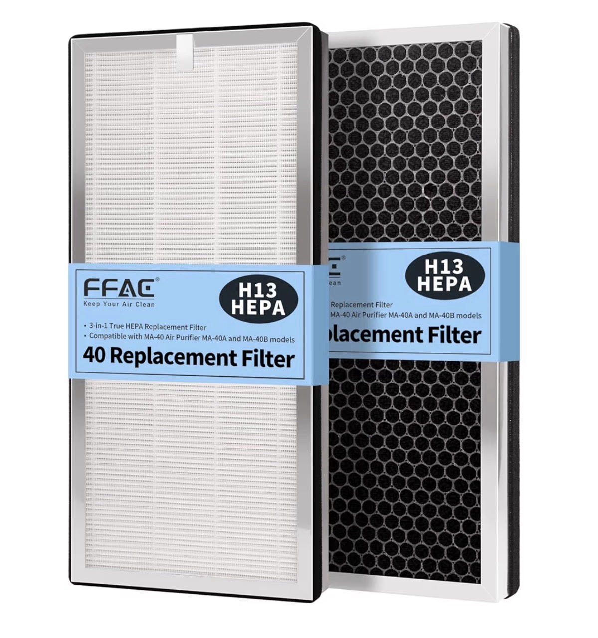 (2 PACK) MA-40 Replacement Filter Air Purifier NEW