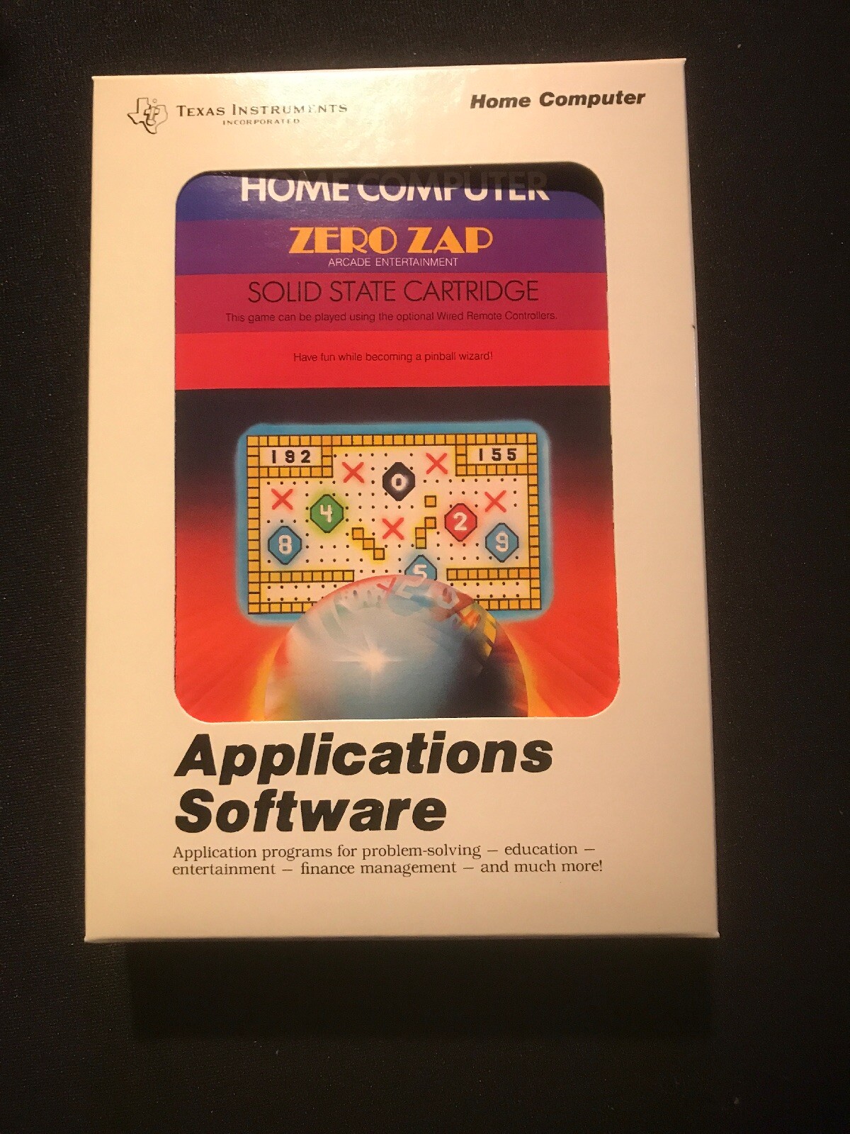 Minty New Nos TI99-4a Home Computer ZERO ZAP SS Cartridge Rare PHM 3036