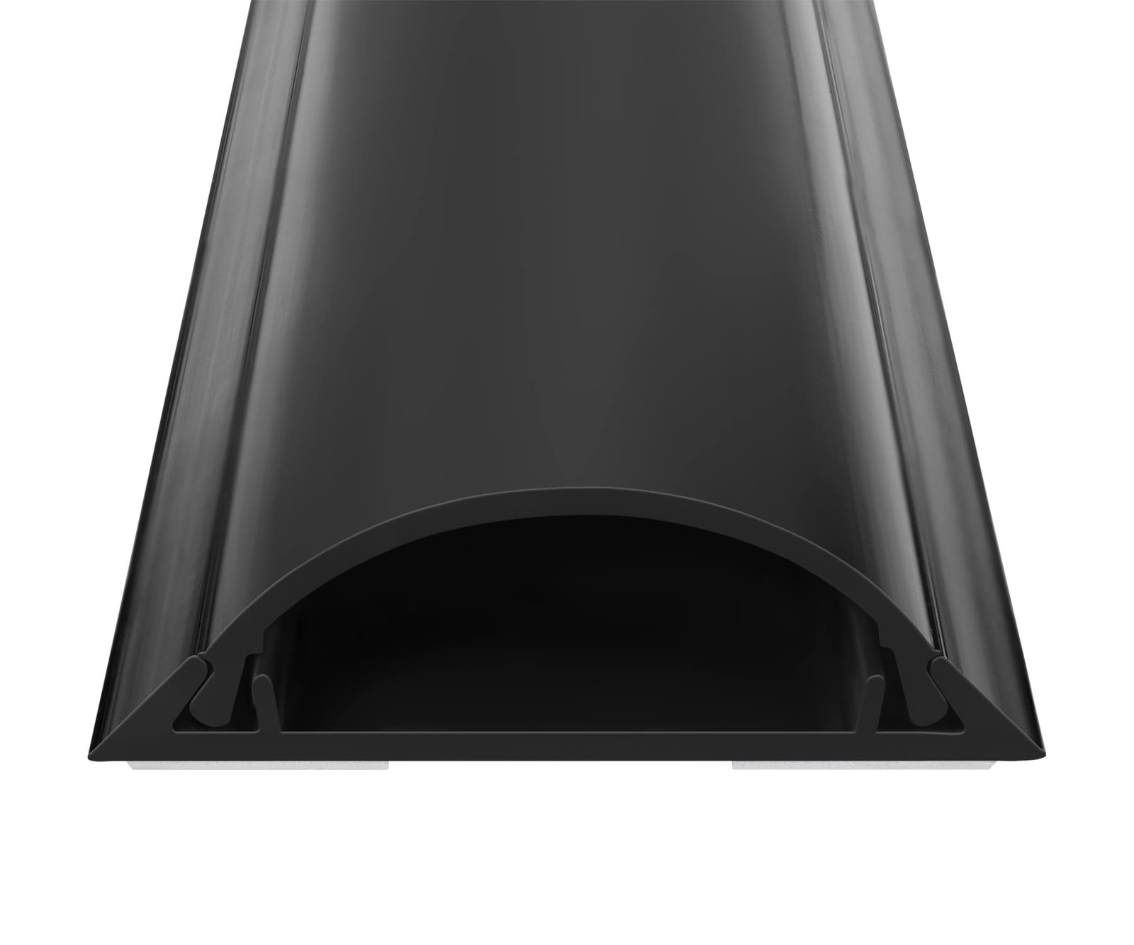 Cord Cover Floor 34in(2xL17in), Large Capacity Floor Cable Cover, Hard PVC Co...