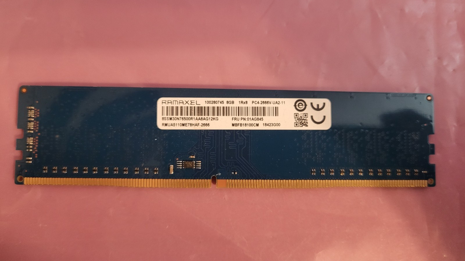 Ramaxel 8GB PC4-2666 PC4 21300 DDR4 2666MHz CL19 Desktop Memory RAM 1Rx8