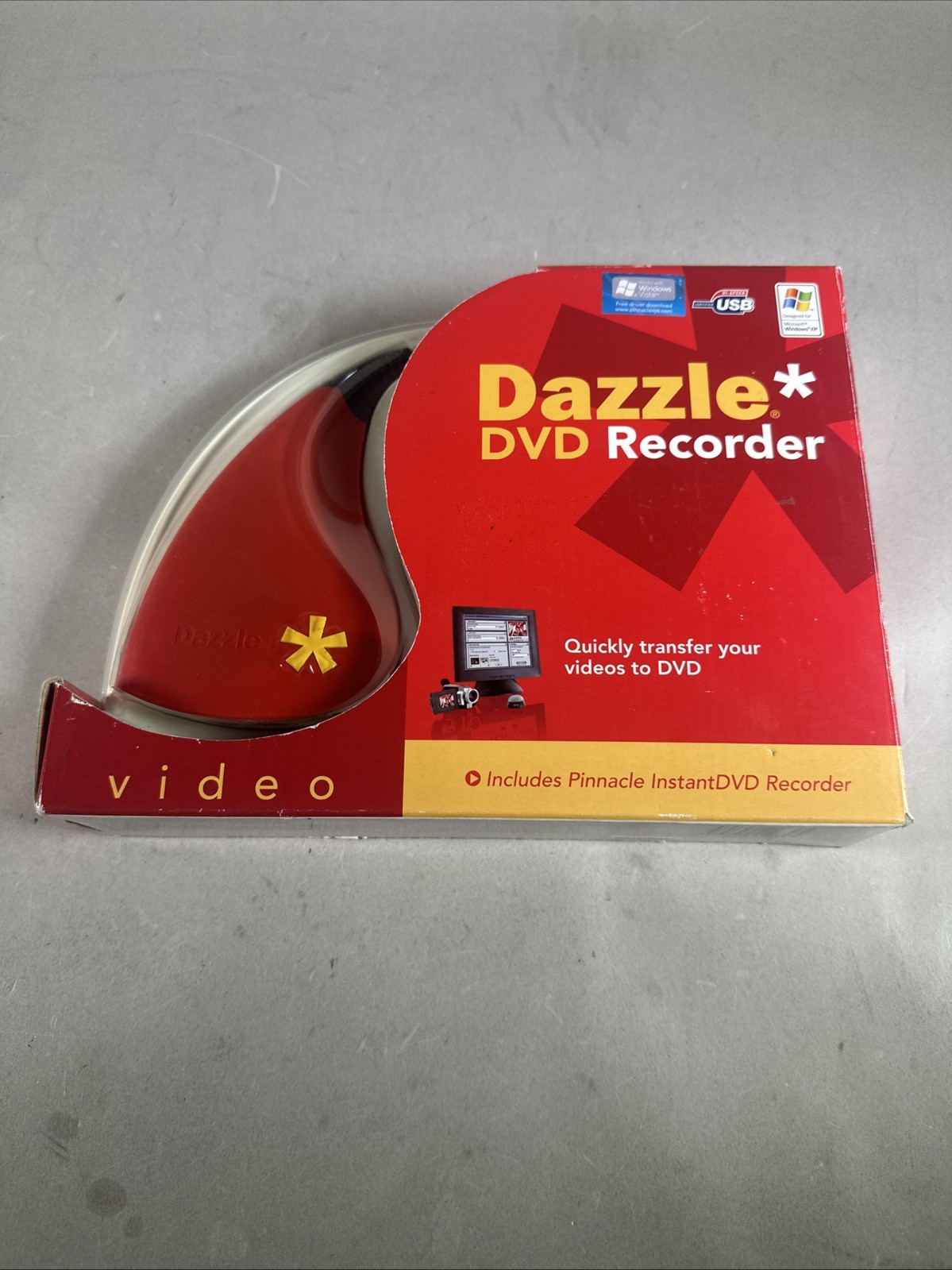 Pinnacle Dazzle DVD Recorder PC Computer USB Video Capture Transfer NEW Sealed