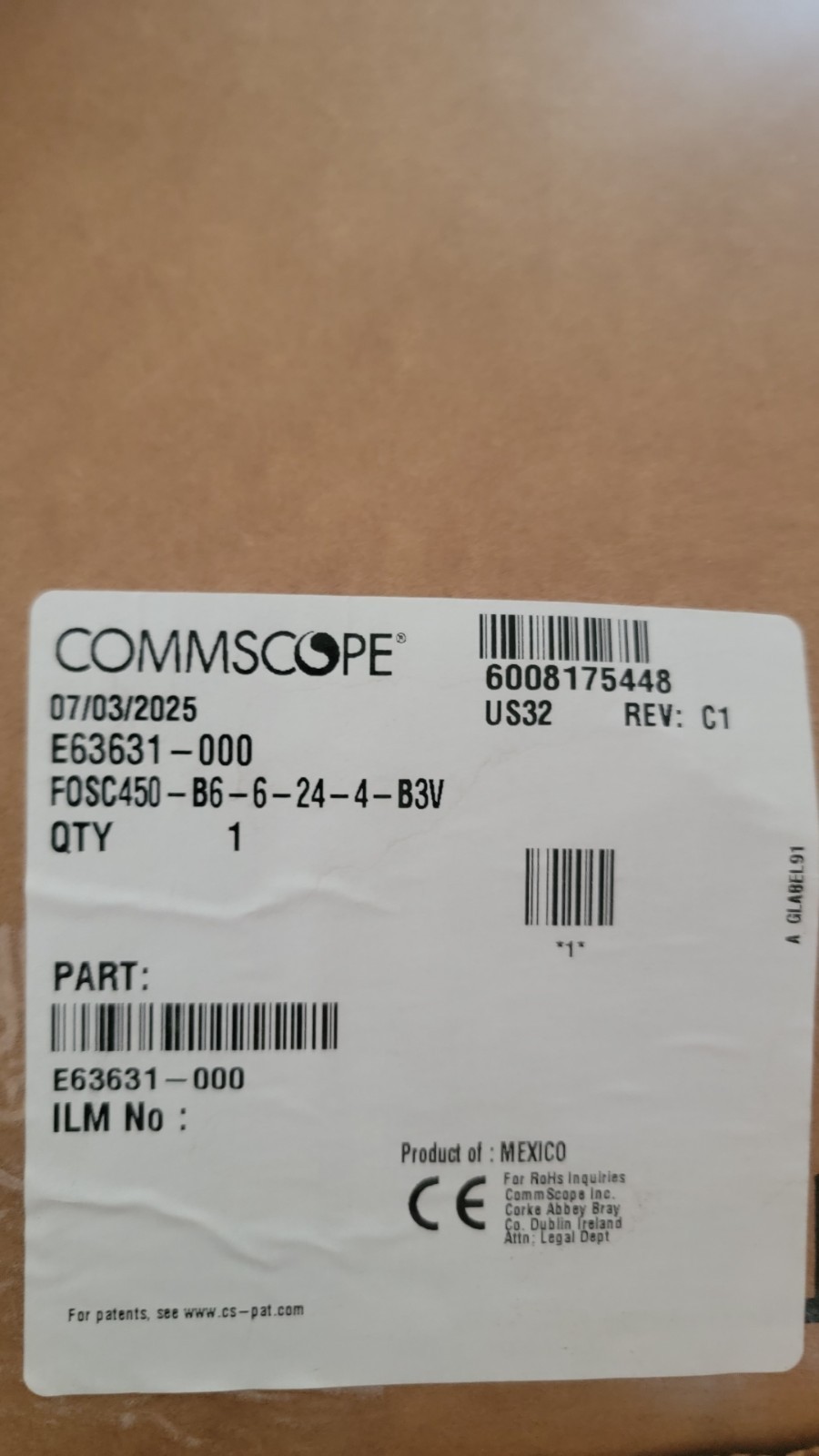 COMMSCOPE FOSC540-B6-6-24-4-B3V