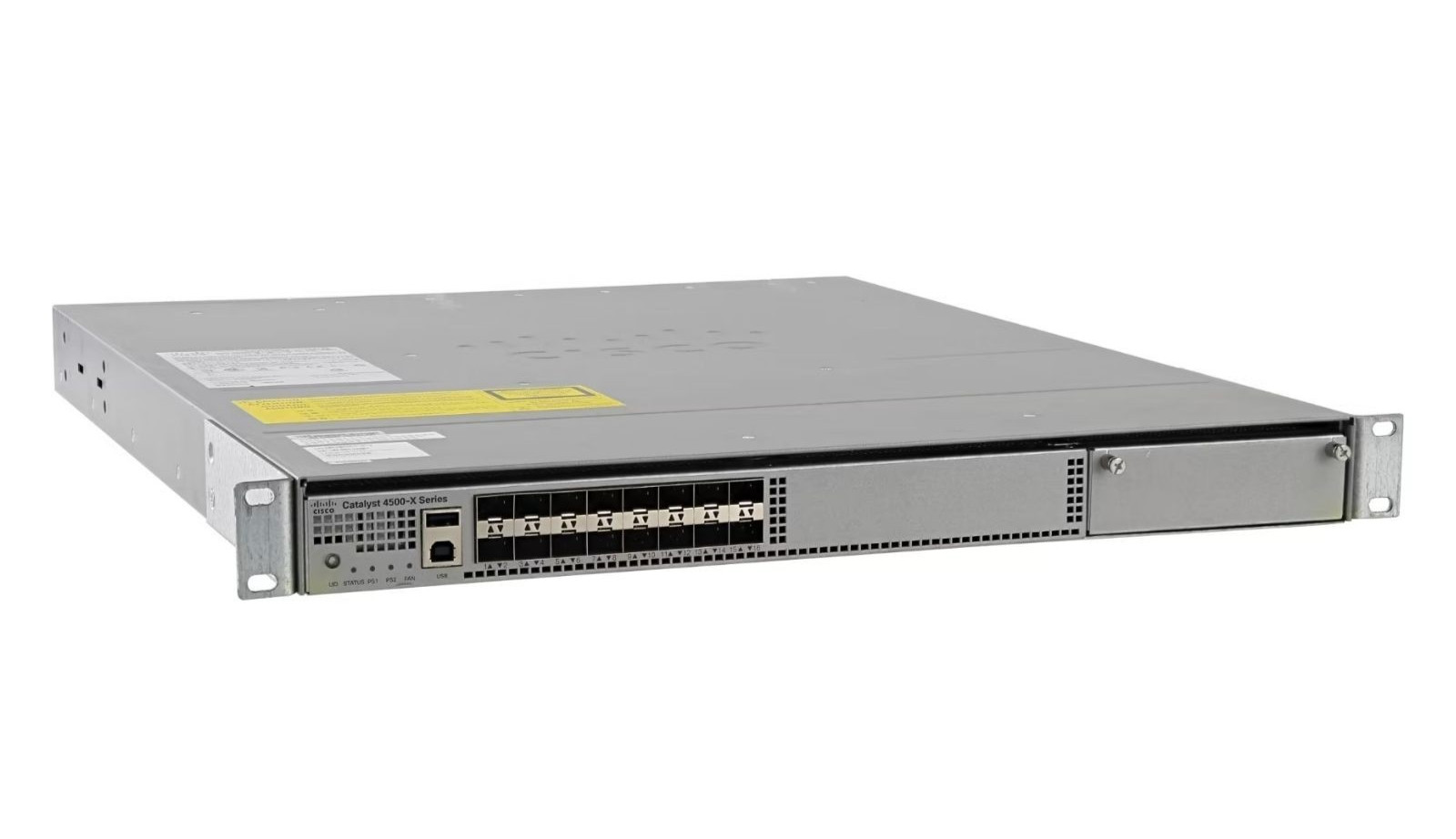 Cisco WS-C4500X-16SFP+ 16 Port 10GE IP Base Gigabit Switch - Dual AC