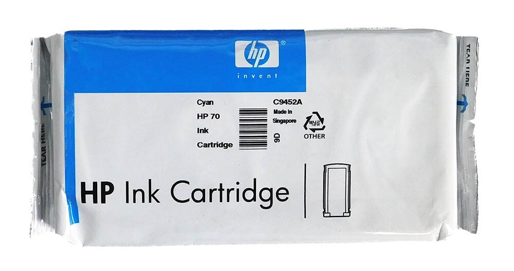 HP 70/C9452A Cyan 130ml DesignJet Ink Cartridge