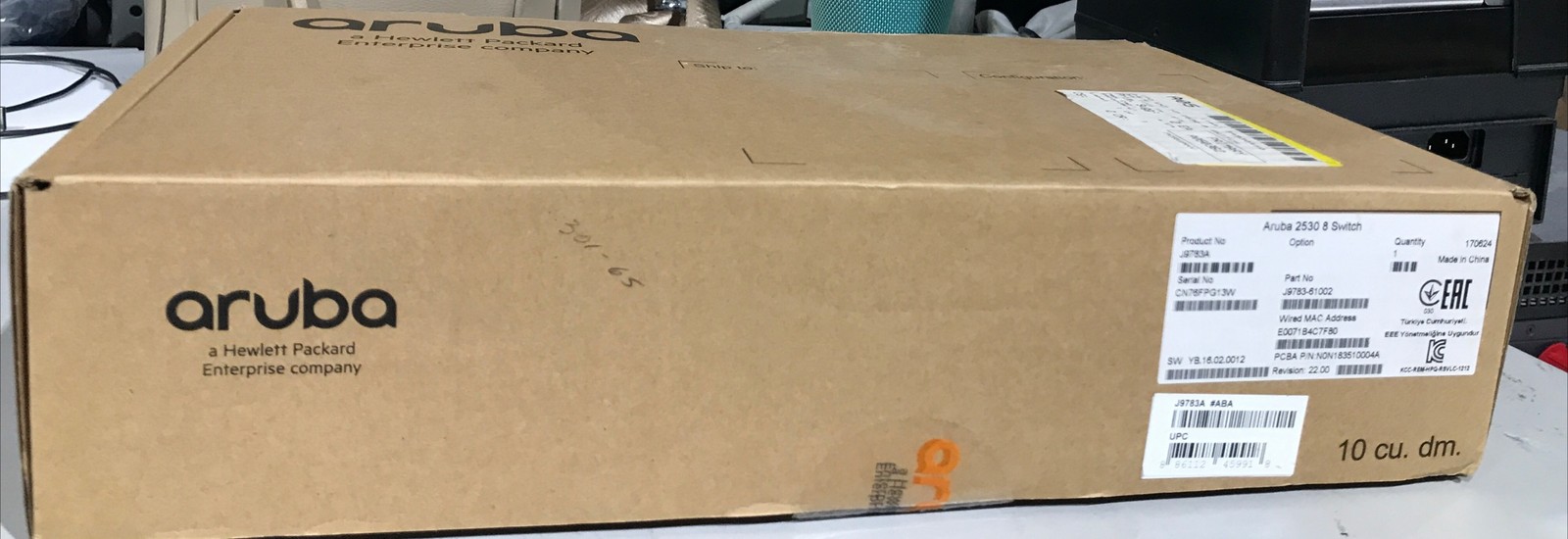 HPE Aruba J9774-61101 2530-8G PoE+ Managed Network Switches