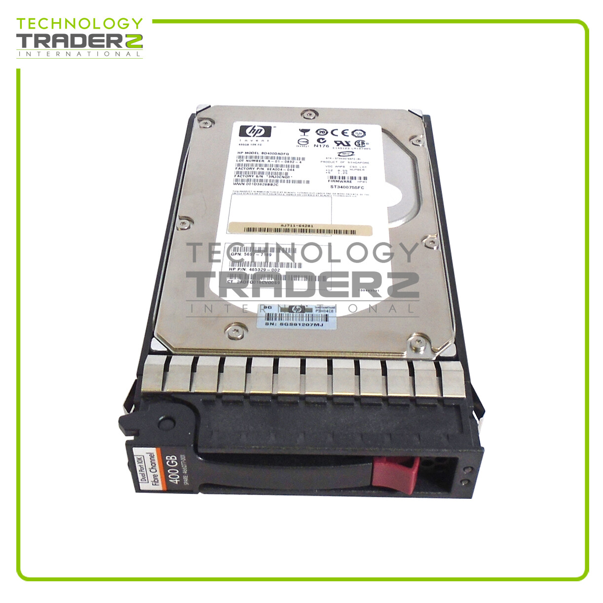 AJ711A HP 400GB 10K 3.5" Hard Drive 466277-001 AJ711-64201 9EA004-044