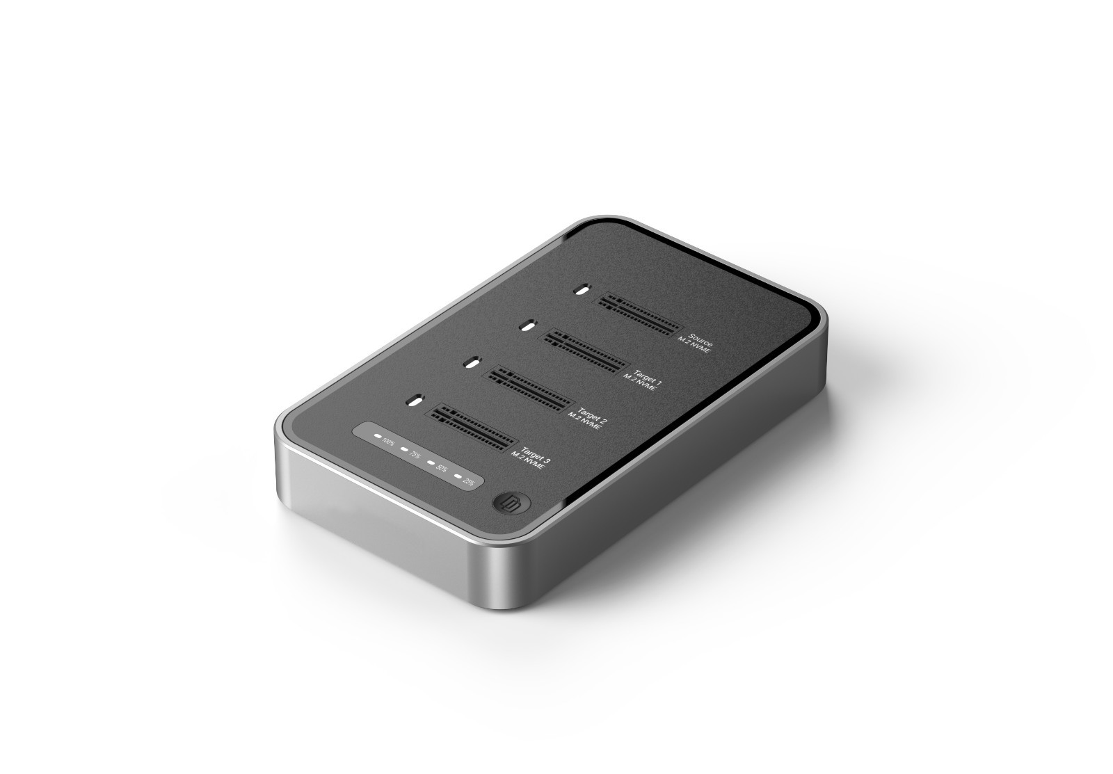 4 Bays USB4.0 (USB-C) 40G Portable NVMe (M, B+M) / PCIe SSD Docking