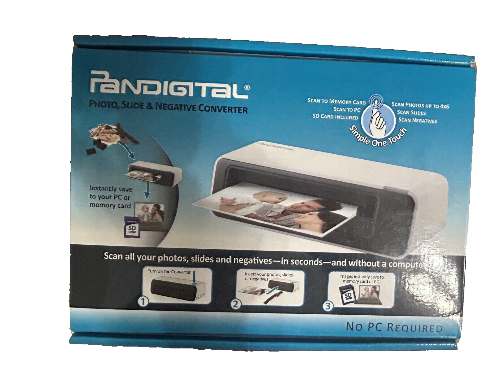 Pandigital Photo,Slide,Negative Digital Converter PANSCN05 Scanner