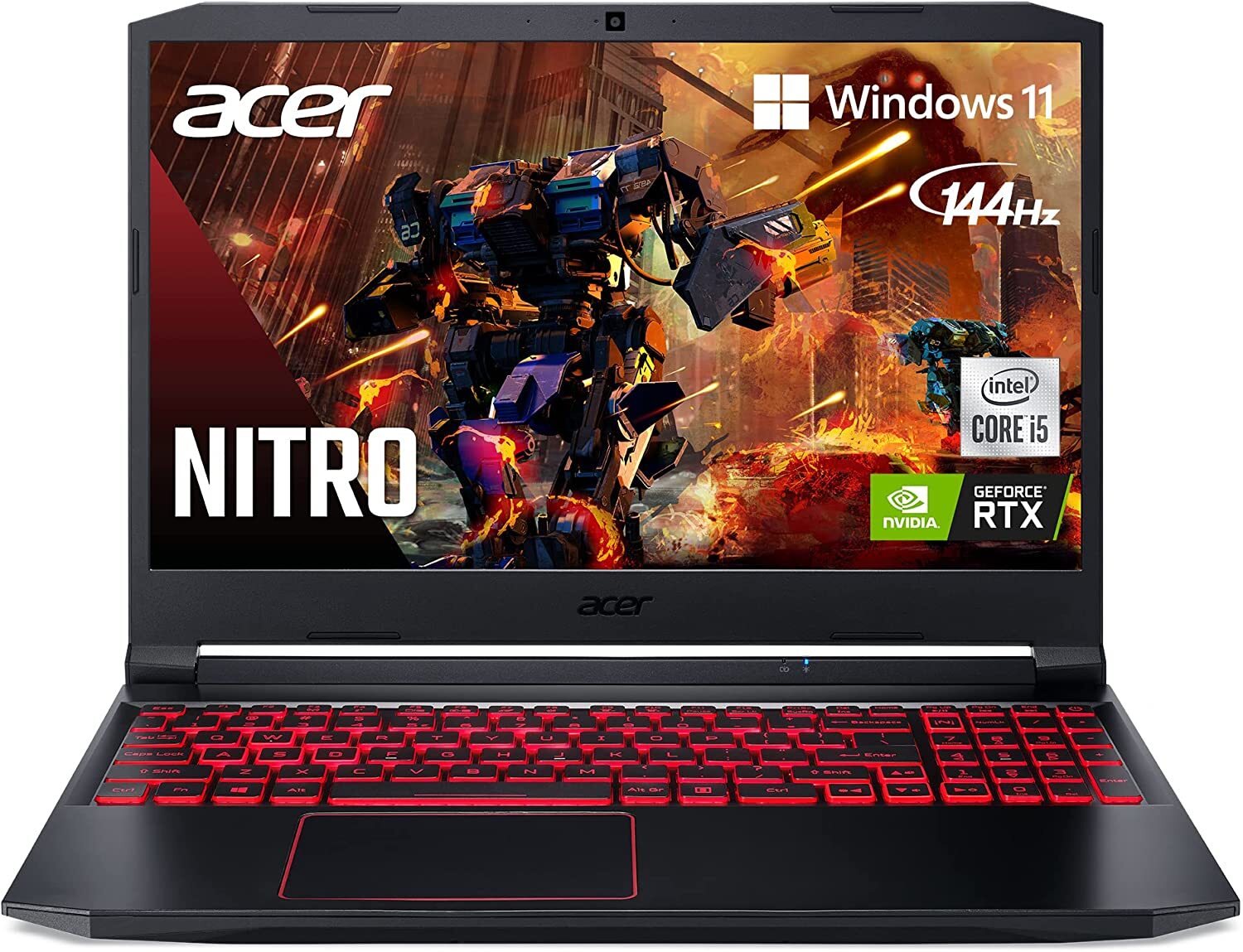 🎁NEW Acer Nitro 5 15.6 FHD Intel i5-10300H/8G/256G RTX3050 Gaming Laptop+Sleeve