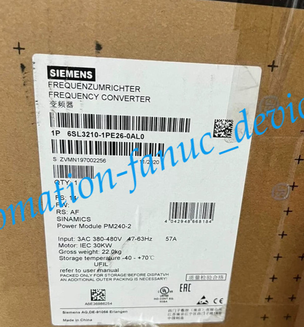 6SL3210-1PE26-0AL0 brand new original Siemens SINAMICS power module