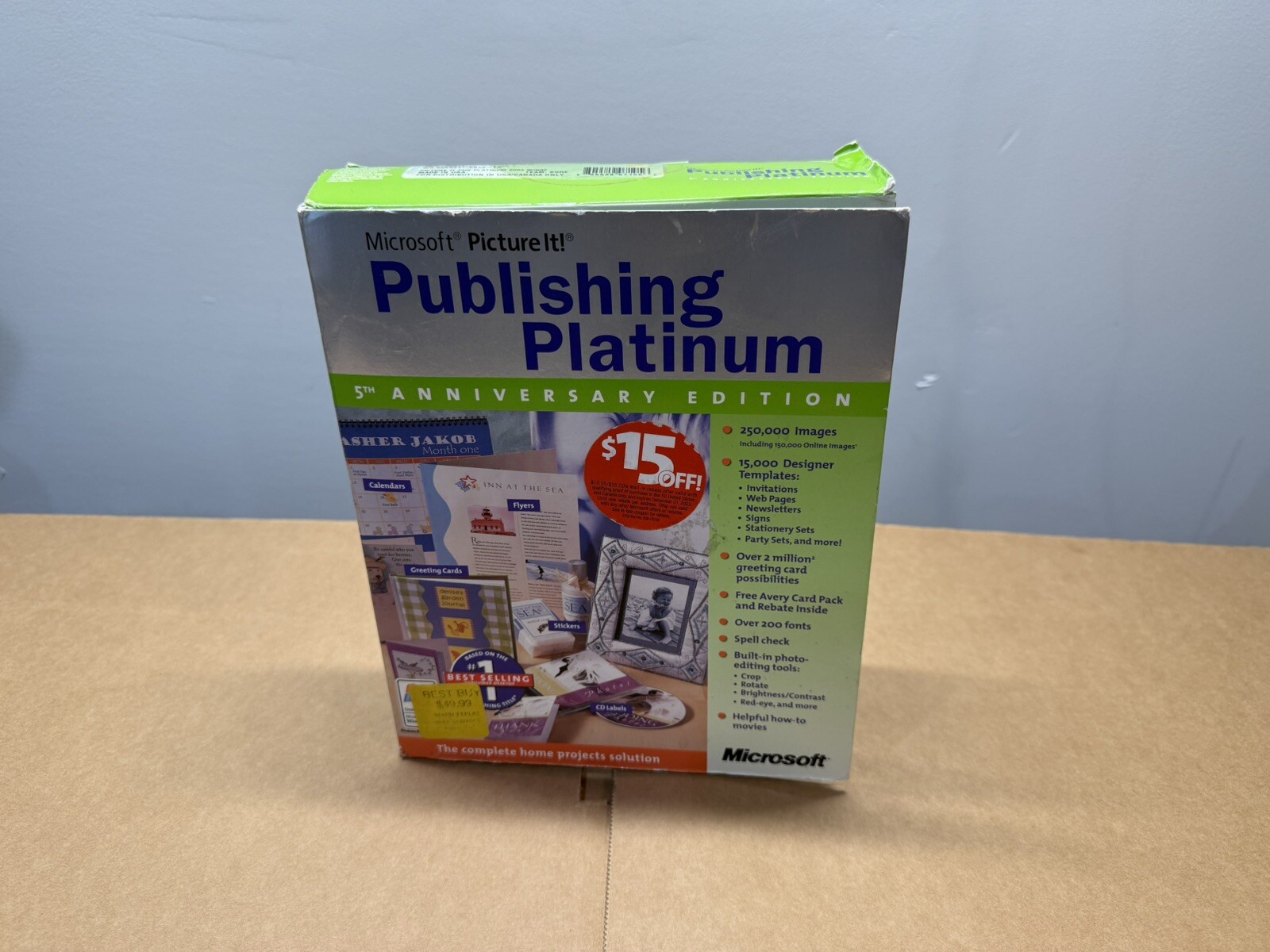 Microsoft Picture It Publishing Platinum 5TH Anniversary Edition Software