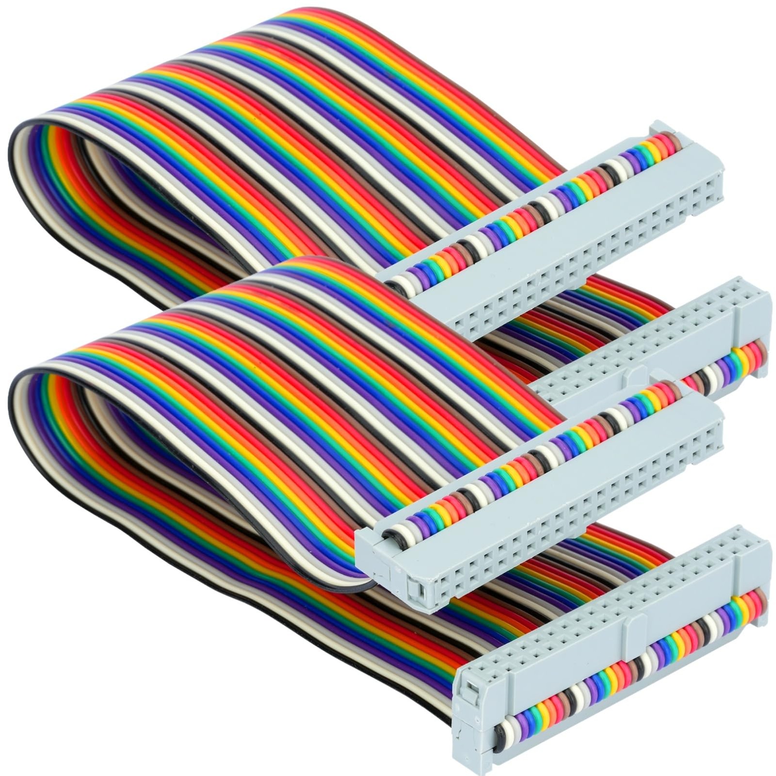 MTDELE 2 Pcs 40 Pin GPIO Ribbon Cable Female to 8 inch 8 inches