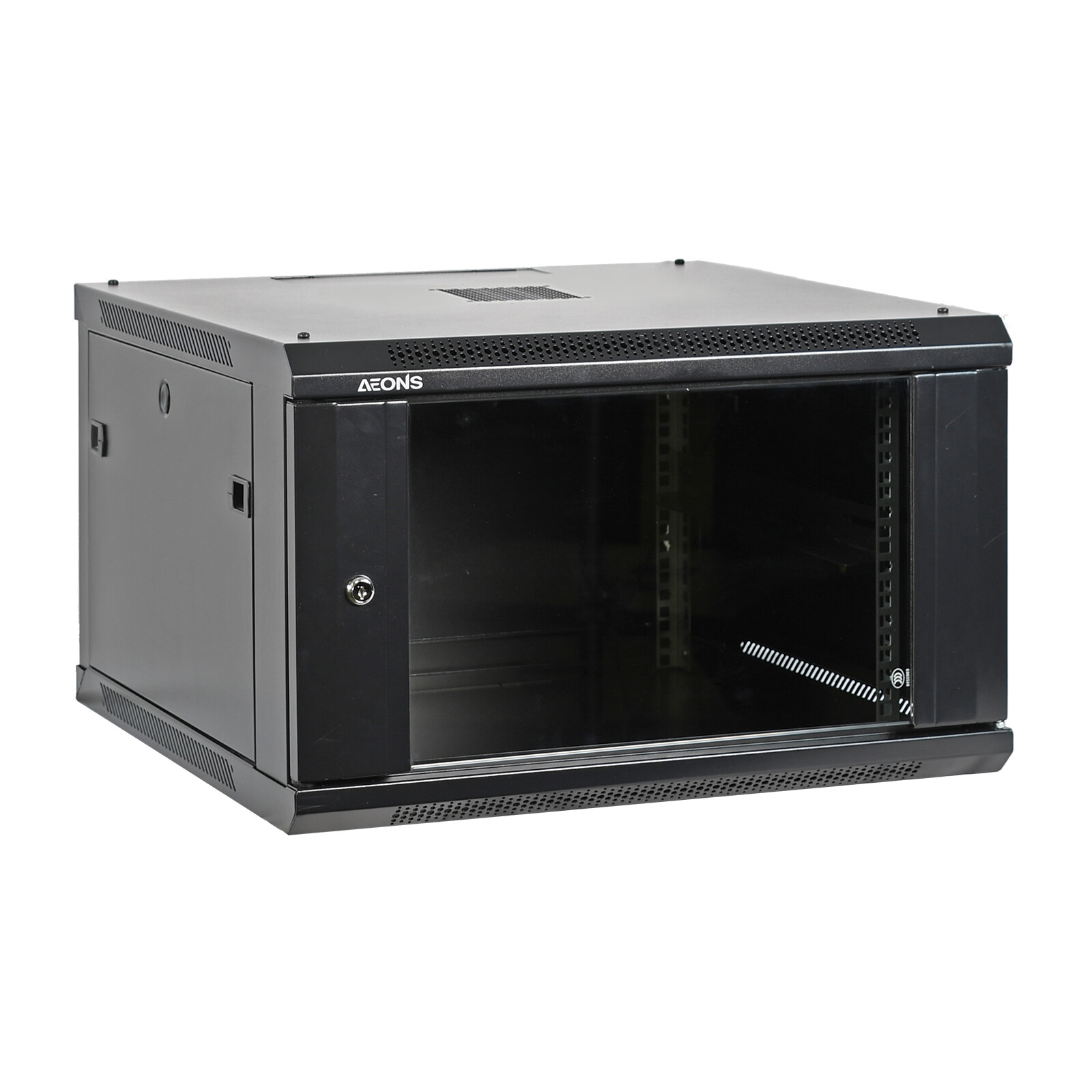 Aeons 6U Professional Wall-Mount 19-inch Network Server Rack Cabinet Mid-Depth