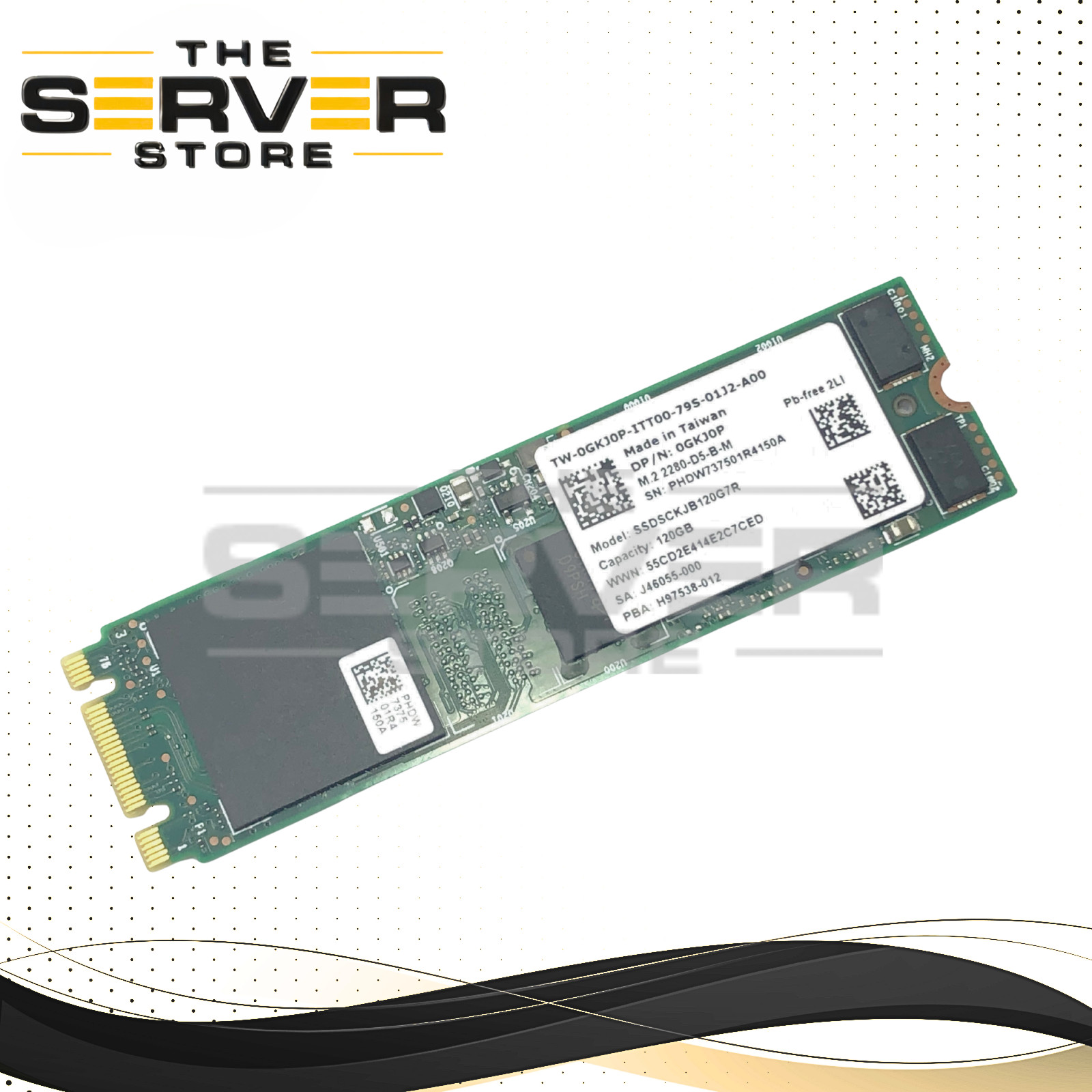 Dell 120GB SATA 6G M.2 2280 SSD MLC Intel DC S3520 SSDSCKJB120G7R GKJ0P 0GKJ0P