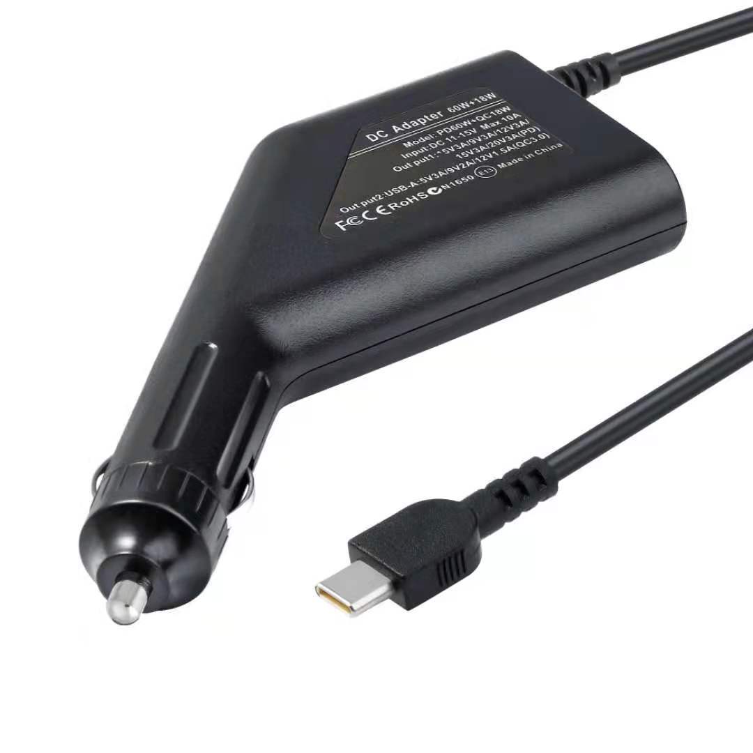 Universal PD65W + QC18W 11-15V USB-C Laptop Car Charger Power Supply Adapter AU