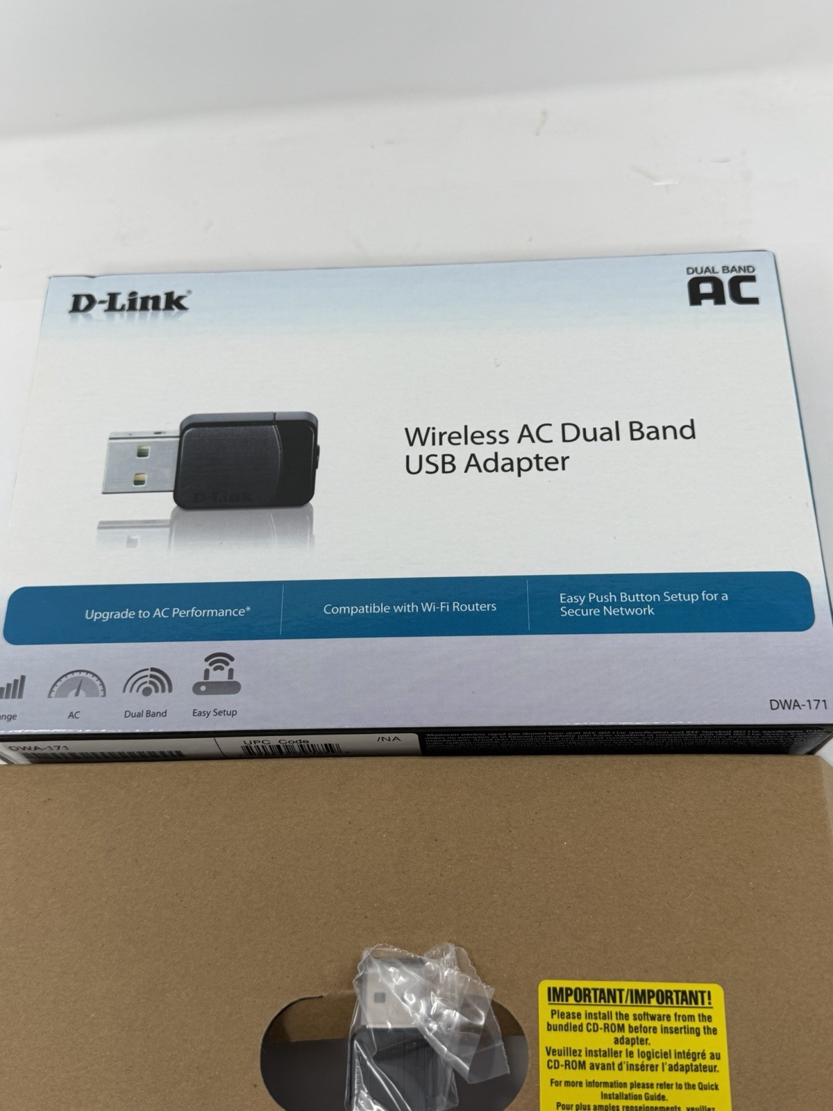 D-Link Dwa-171 Wireless Ac Dual Band USB Adapter