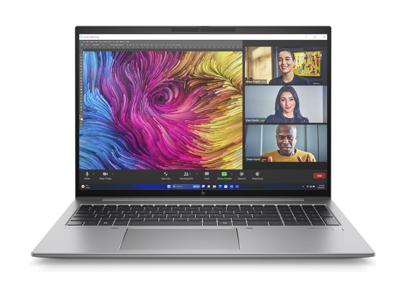 Hp Zbook Firefly 14 G11 A 14" Laptop Ryzen 5 PRO 8640HS 16GB 512GB SSD W11P