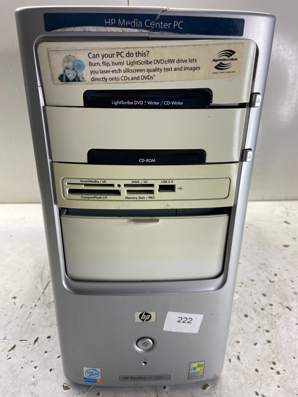 HP Pavilion a1120n Intel Pentium 4 3.06GHz 4GB NO HDD