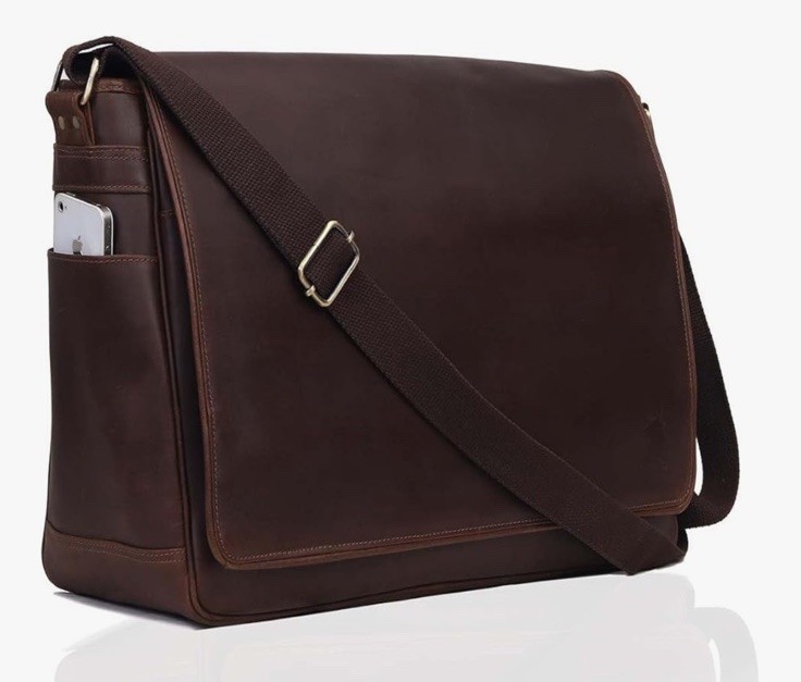 Leather farm Messenger Bag for Men & Women Premium Vintage Handmade Satchel