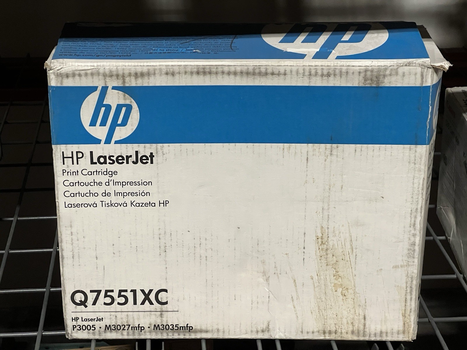 HP Q7551XC Black Toner Cartridge NEW Genuine-Open/Worn Box