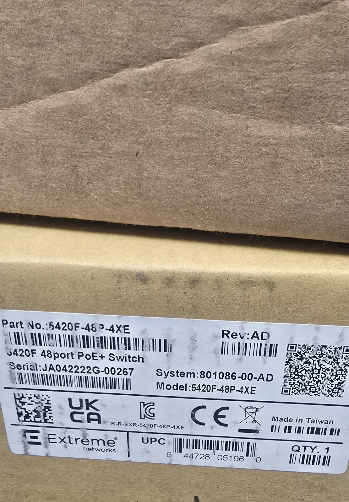 Extreme Networks ExtremeSwitching 5420F 48 - Switch (5420F-48P-4XE)