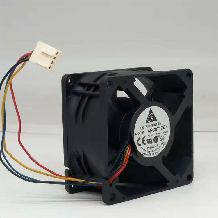Delta AFC0712DE 7038 7CM 12V 1.00A 4-line PWM temperature control server fan