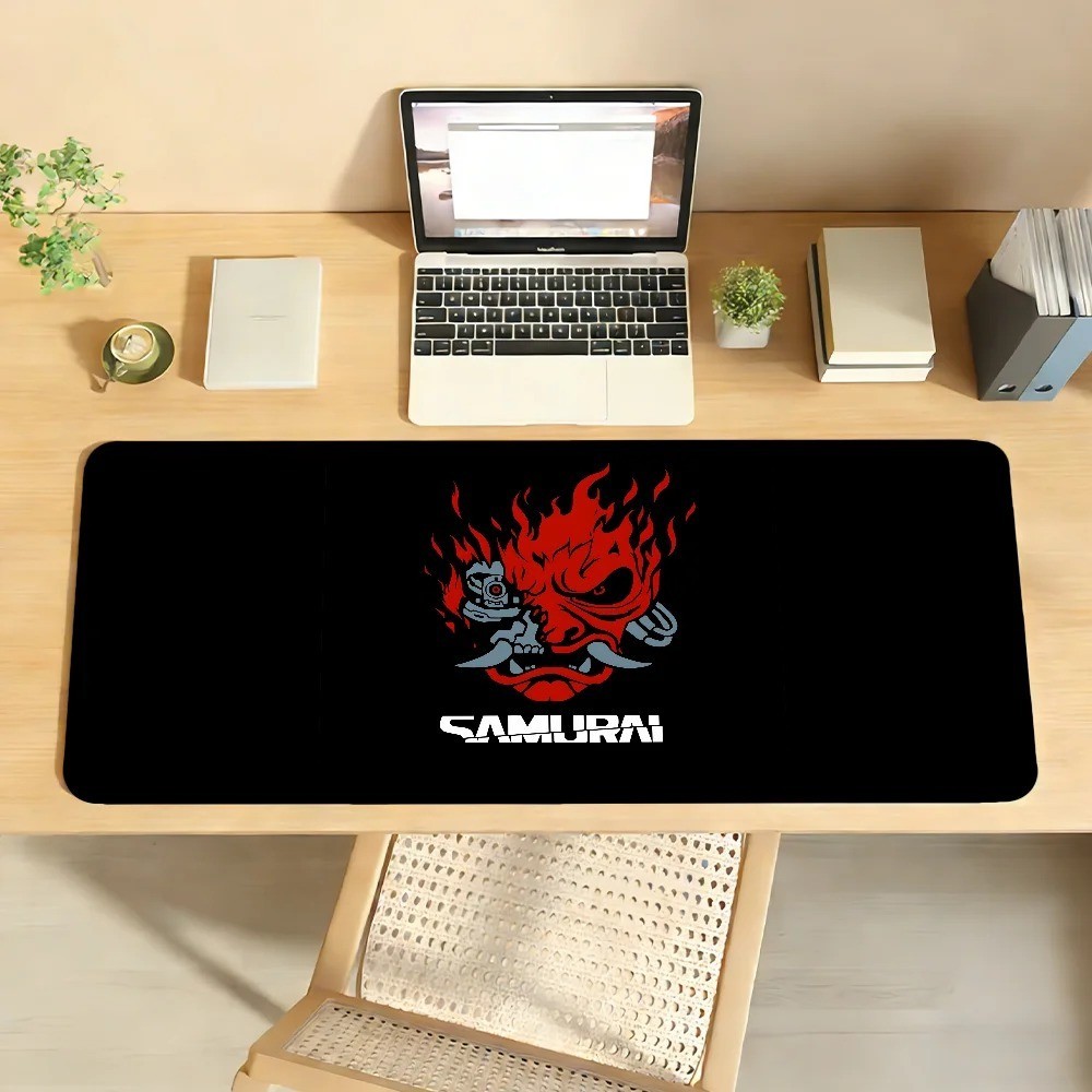 Cyberpunk 2077 Samurai Desk Mat XL 31.5x15.7" Gaming Mouse Pad Johnny Silverhand