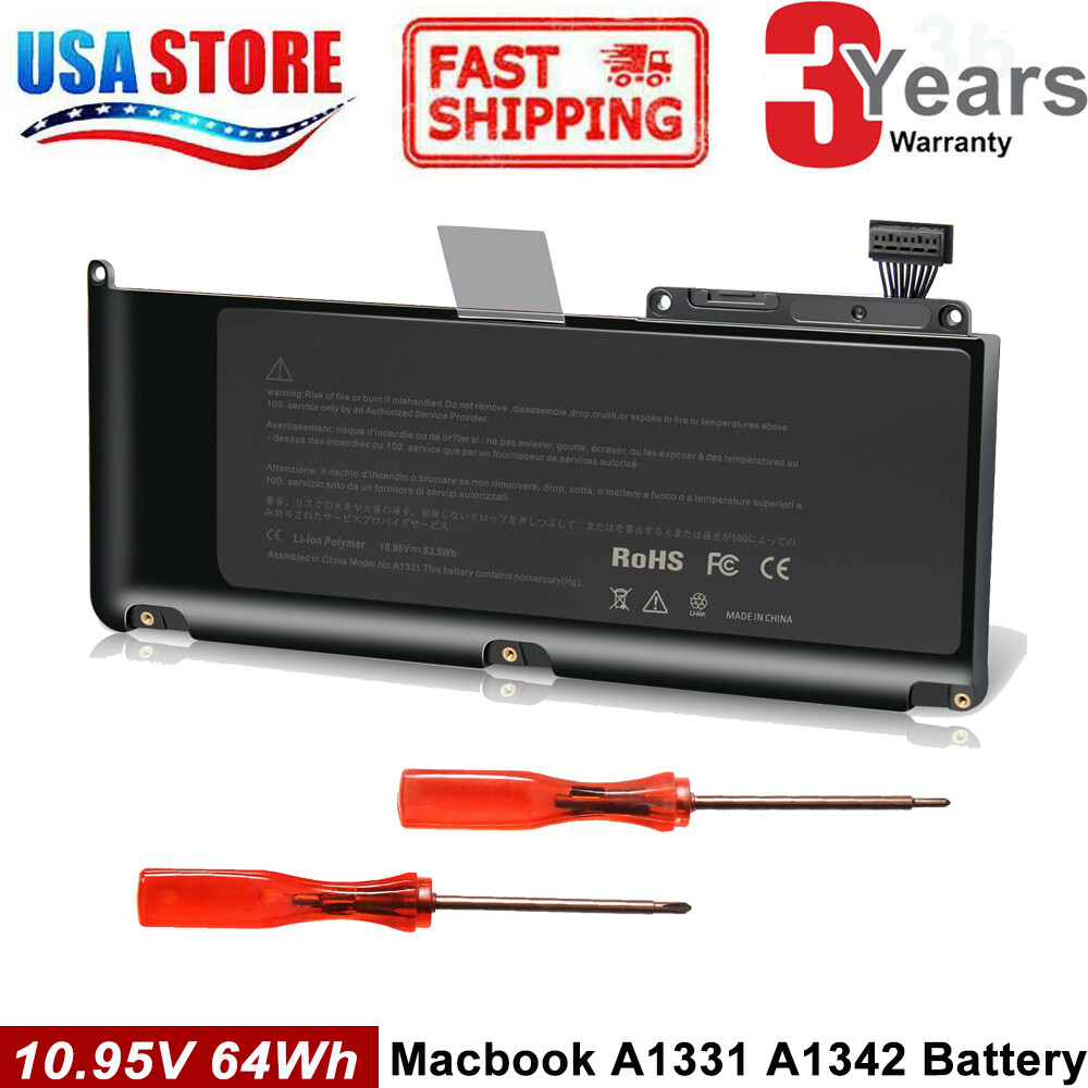 Replacement Battery A1331 for MacBook 13 inch A1342 MC207LL/A MC516LL/A