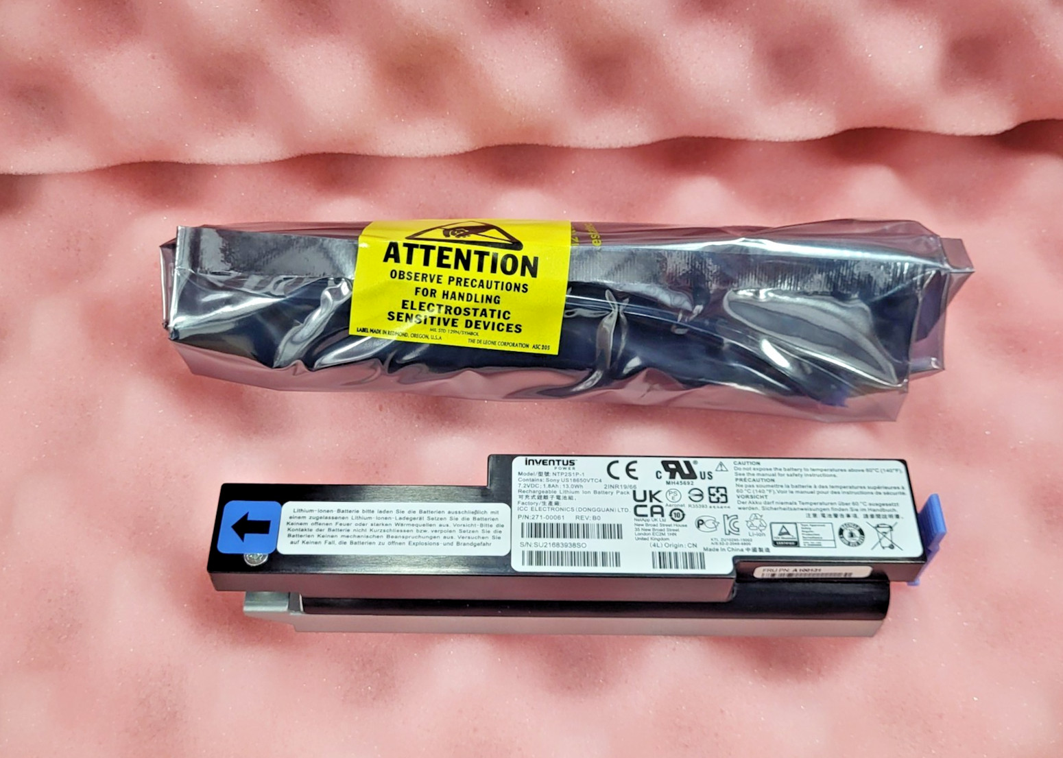 *NEW* NTP2S1P-1 controller battery, 271-00061, rev: B0