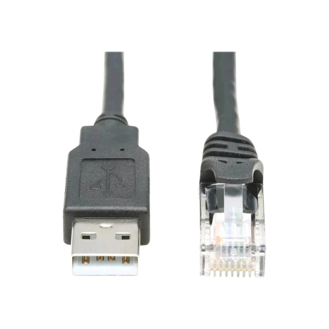 Tripp Lite USB-A to RJ45 Rollover Console Cable Cisco Compatible M/M 10ft