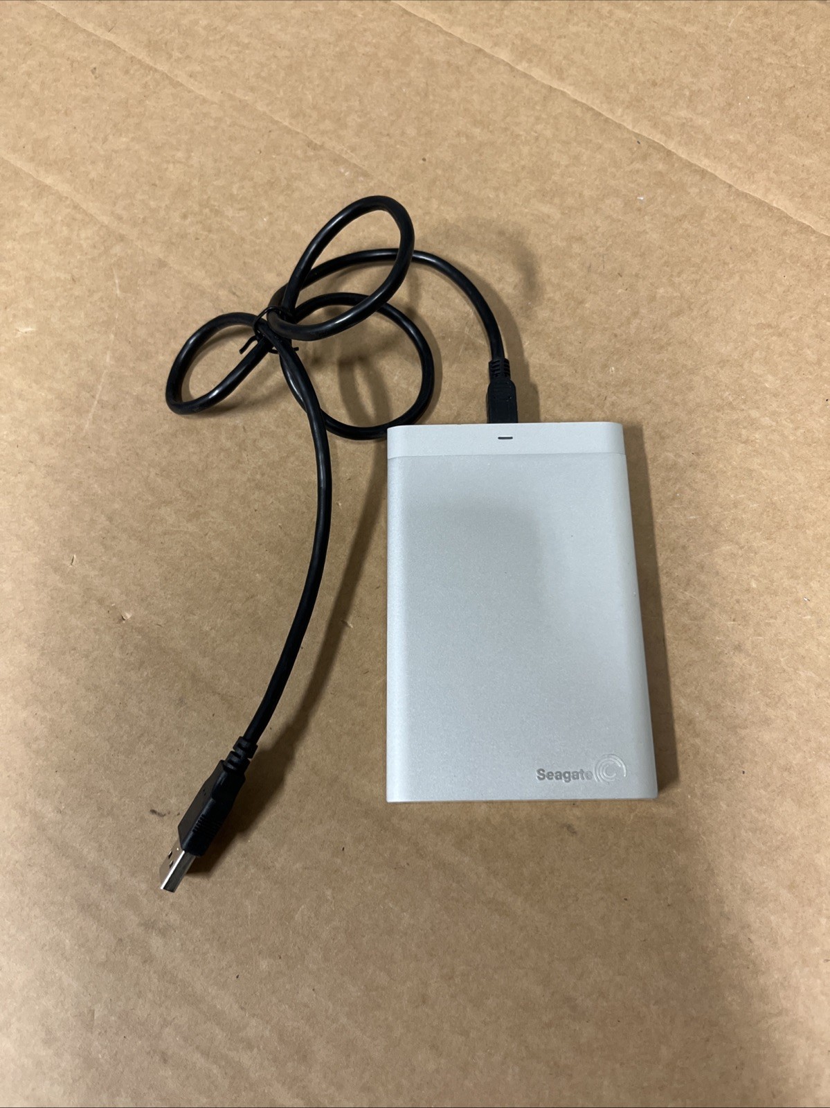 Seagate SRD0SP0 500GB Slim Portable Drive Backup Plus For Mac - Wiped *READ*