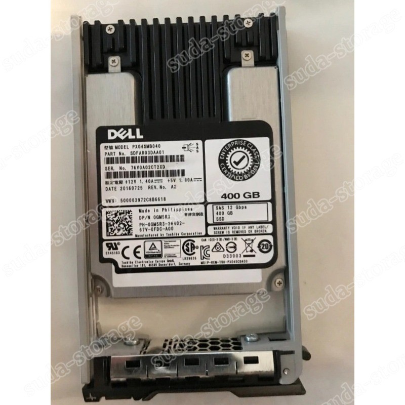 1PCS New 0GM5R3 GM5R3 DELL 400GB 12Gb/s SAS 2.5in MLC SSD R720 R730 R630