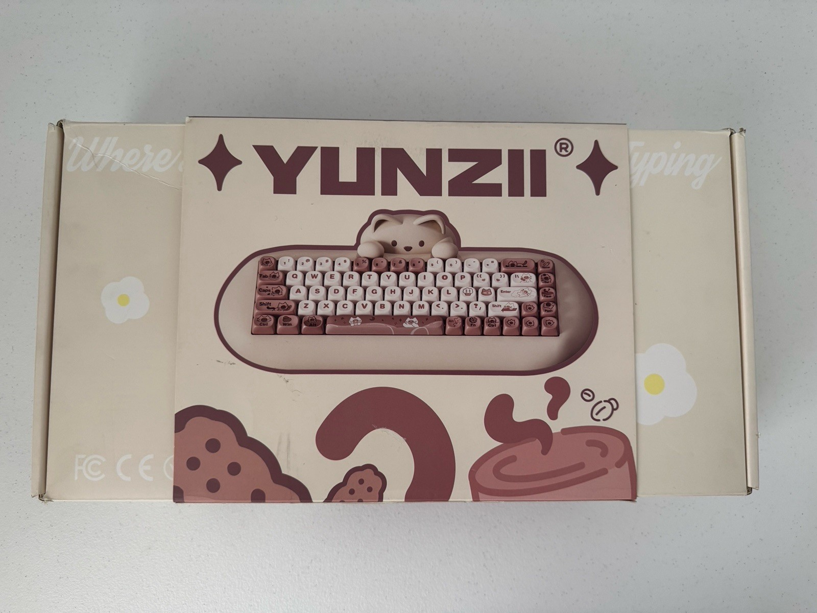 YUNZII C68 Tri-Mode Wireless Mechanical Keyboard No Dongle Box Included