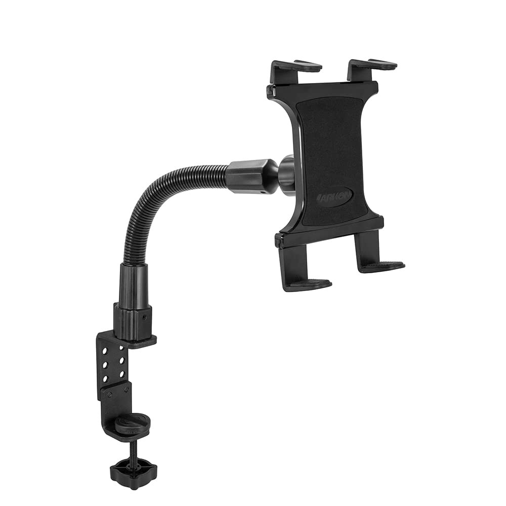 ARKON Tablet Holder Clamp Mount 12" Bendable Gooseneck Stand iPad Galaxy
