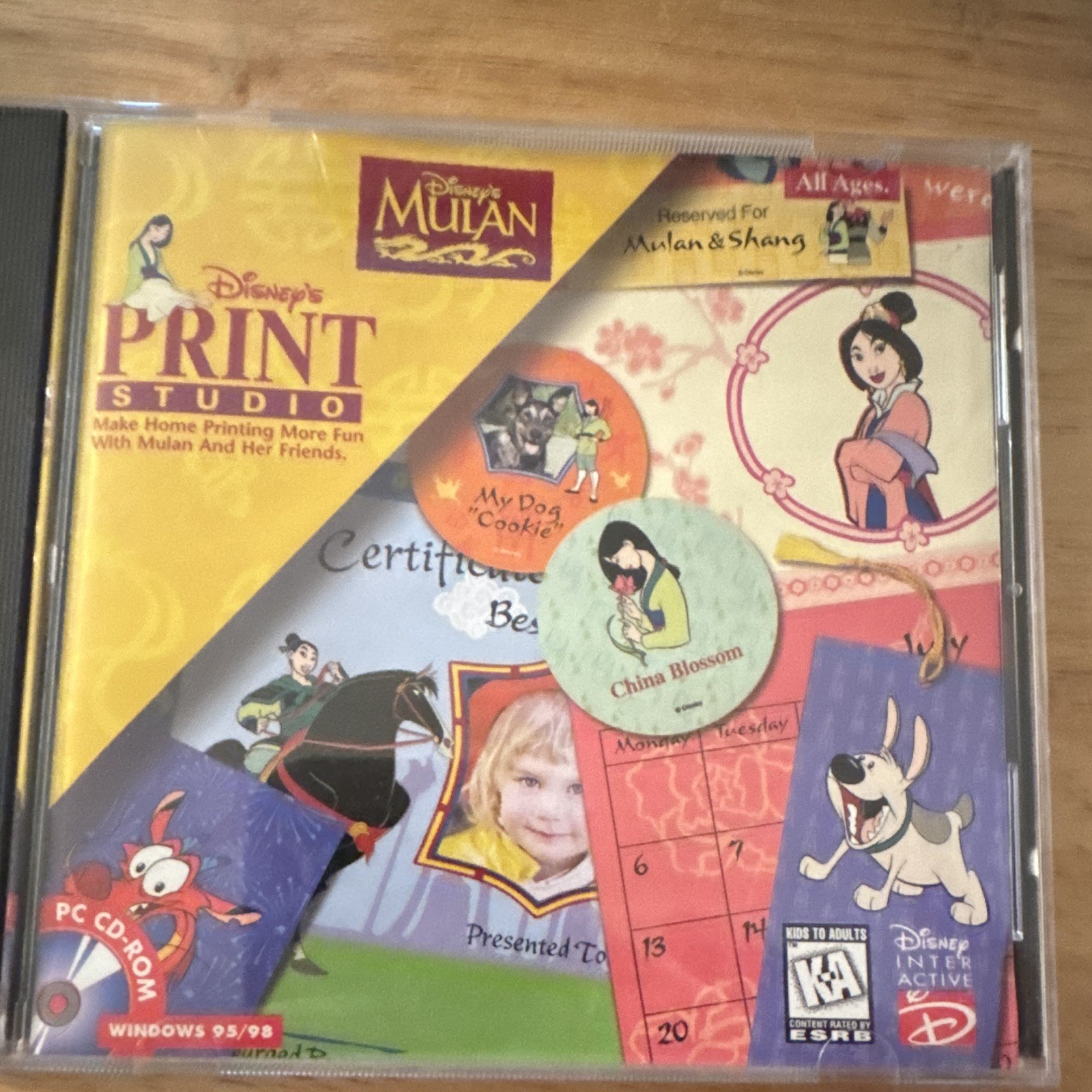 Disney Interactive Disney's Print Studio Mulan CD-ROM for Windows 95/98