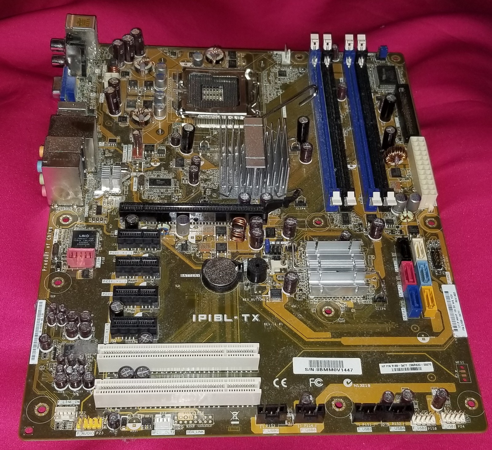 DMB195 - ASUS HP IPIBL-TX 5189-0477 DESKTOP Motherboard