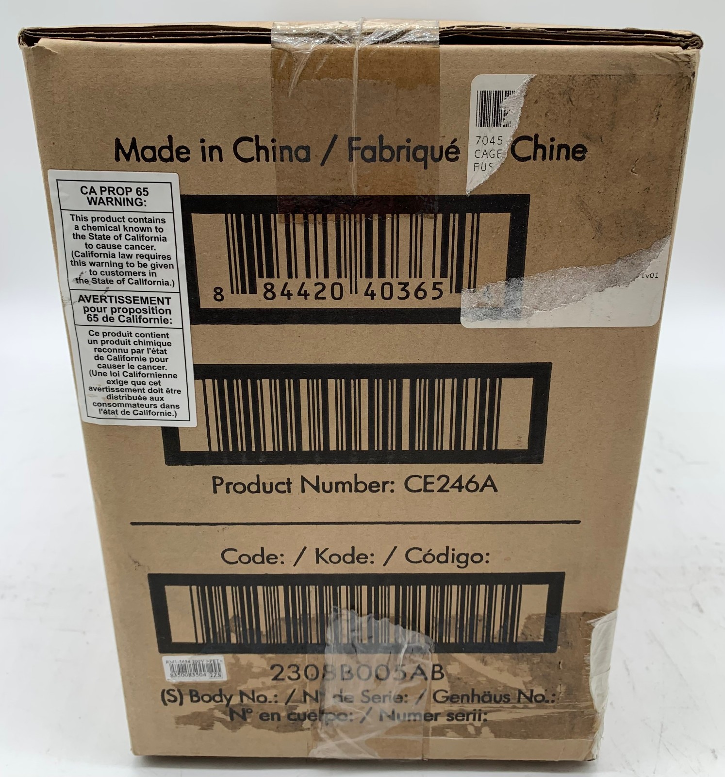 Genuine HP CE246A (CC493-67911) Fuser Unit - 120V, OEM