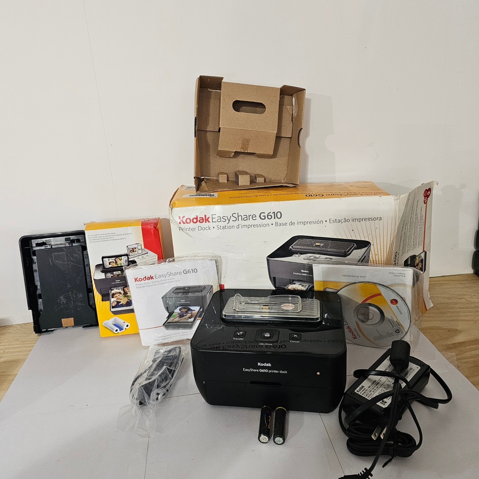 Kodak EasyShare G610 Printer Dock Photo Printer with Power Adapter and Box